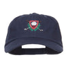 Golf Ball Tee Crest Embroidered Cap