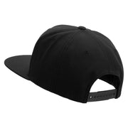 Licensed US Submarine Veteran Embroidered Wool Blend Prostyle Snapback Cap - Black OSFM
