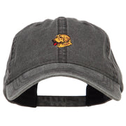 Golden Retriever Embroidered Washed Cap