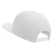 US Submarine Veteran Embroidered Wool Blend Prostyle Snapback Cap