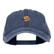 Golden Retriever Embroidered Washed Cap