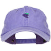 Mini Grapes Embroidered Unstructured Washed Cap