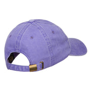 Mini Grapes Embroidered Unstructured Washed Cap