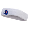 American Independence Day Helmet Embroidered Head Band (Terry) - White OSFM