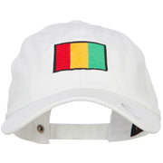 Guinea Flag Embroidered Unstructured Cap