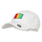 Guinea Flag Embroidered Unstructured Cap