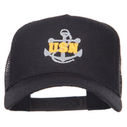 USN Logo Embroidered Mesh Cap