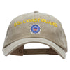 US Coast Guard Logo Embroidered Washed Cotton Twill Cap