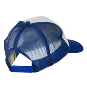 Fishing Beach Seagulls Embroidered Foam Mesh Back Cap