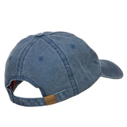 Grandpas Little Buddy Embroidered Washed Cap