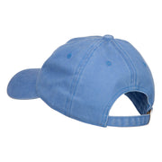 Mini Grapes Embroidered Unstructured Washed Cap