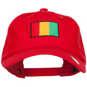 Guinea Flag Embroidered Unstructured Cap