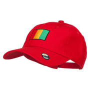 Guinea Flag Embroidered Unstructured Cap