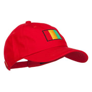 Guinea Flag Embroidered Unstructured Cap