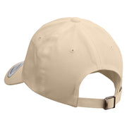 Rhino Beetle Symbol Embroidered Dad Style Unstructured Low Profile 6 panel Cotton Cap - Khaki OSFM