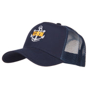 USN Logo Embroidered Mesh Cap