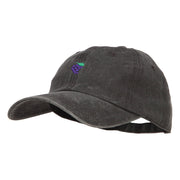 Mini Grapes Embroidered Unstructured Washed Cap