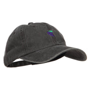 Mini Grapes Embroidered Unstructured Washed Cap