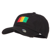 Guinea Flag Embroidered Unstructured Cap