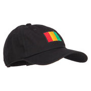 Guinea Flag Embroidered Unstructured Cap