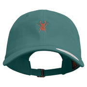 Rhino Beetle Symbol Embroidered Dad Style Unstructured Low Profile 6 panel Cotton Cap - Spruce OSFM