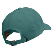 Rhino Beetle Symbol Embroidered Dad Style Unstructured Low Profile 6 panel Cotton Cap - Spruce OSFM