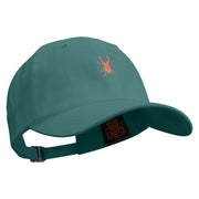 Rhino Beetle Symbol Embroidered Dad Style Unstructured Low Profile 6 panel Cotton Cap - Spruce OSFM