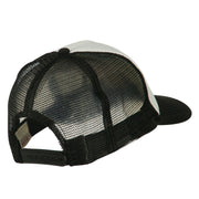 Fishing Beach Seagulls Embroidered Foam Mesh Back Cap