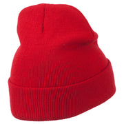 Get Out Embroidered Long Knit Beanie