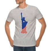 Liberty Flag Graphic Design Deluxe Jersey T-Shirt