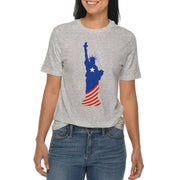 Liberty Flag Graphic Design Deluxe Jersey T-Shirt