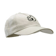 Googly Eyes Embroidered Low Profile Dyed Cotton Twill Cap