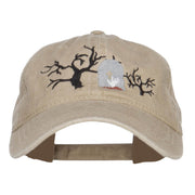 Graveyard Embroidered Washed Cap