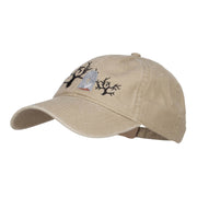 Graveyard Embroidered Washed Cap