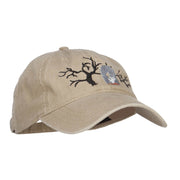 Graveyard Embroidered Washed Cap