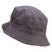 Sauce Tree Embroidered Bucket Hat - Charcoal OSFM