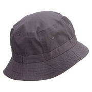 Sauce Tree Embroidered Bucket Hat - Charcoal OSFM