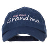 Hug Giver Grandma Embroidered Low Cap