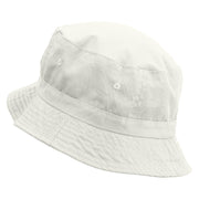 Sauce Tree Embroidered Bucket Hat - White OSFM