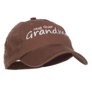 Hug Giver Grandma Embroidered Low Cap