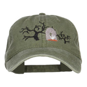 Graveyard Embroidered Washed Cap