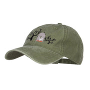 Graveyard Embroidered Washed Cap