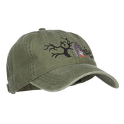 Graveyard Embroidered Washed Cap