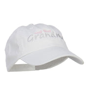 Hug Giver Grandma Embroidered Low Cap