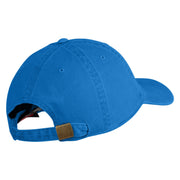 US Air Force Wing with Veteran Embroidered Pigment Dyed Cap - Royal OSFM