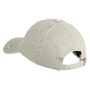 US Air Force Wing with Veteran Embroidered Pigment Dyed Cap - Stone Grey OSFM