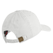 USAF Thunderbirds Team Embroidered Pigment Dyed Cap - White OSFM