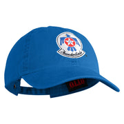 USAF Thunderbirds Team Embroidered Pigment Dyed Cap - Royal OSFM