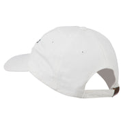 Grandpa Mustache Embroidered Washed Pigment Dyed Cap