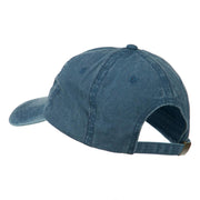 Halloween Ghost Hunter Embroidered Washed Dyed Cap